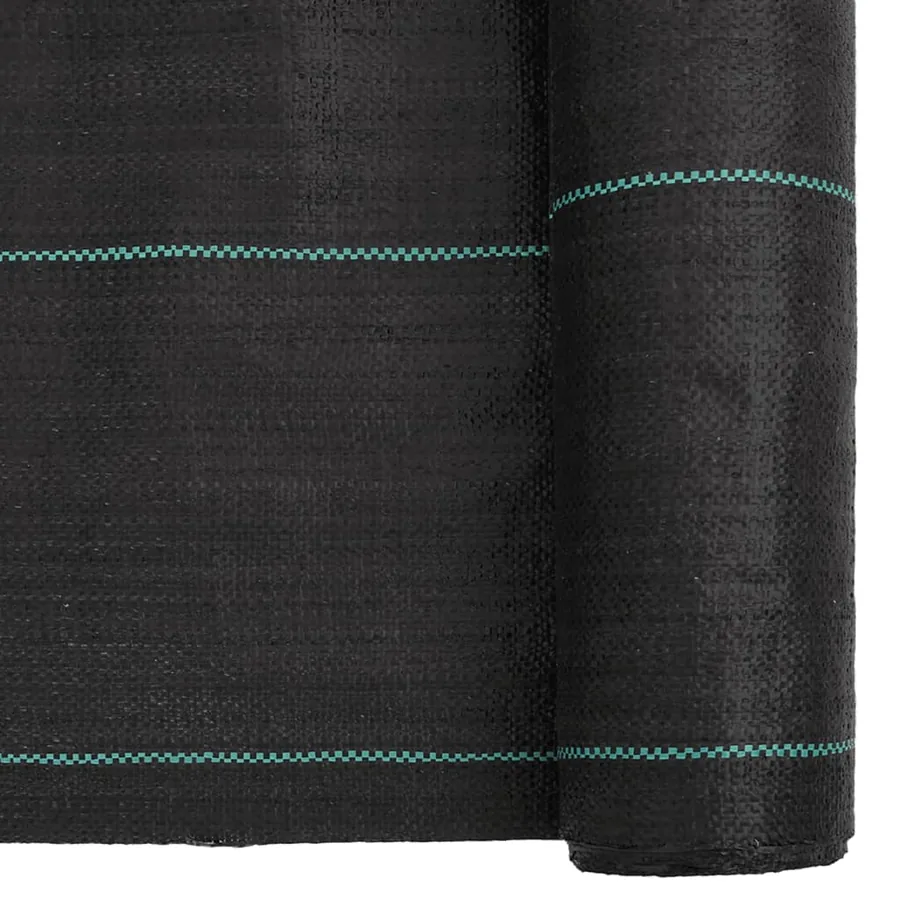 Membrane anti-mauvaises herbes noir 1,5x10 m PP - 6