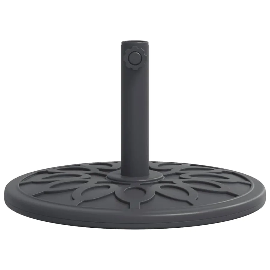Base de parasol pour mâts Ø38 / 48 mm 12 kg rond - 4