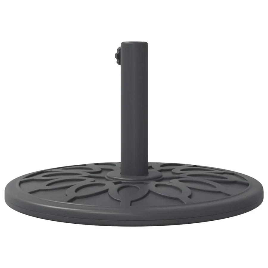 Base de parasol pour mâts Ø38 / 48 mm 12 kg rond - 6