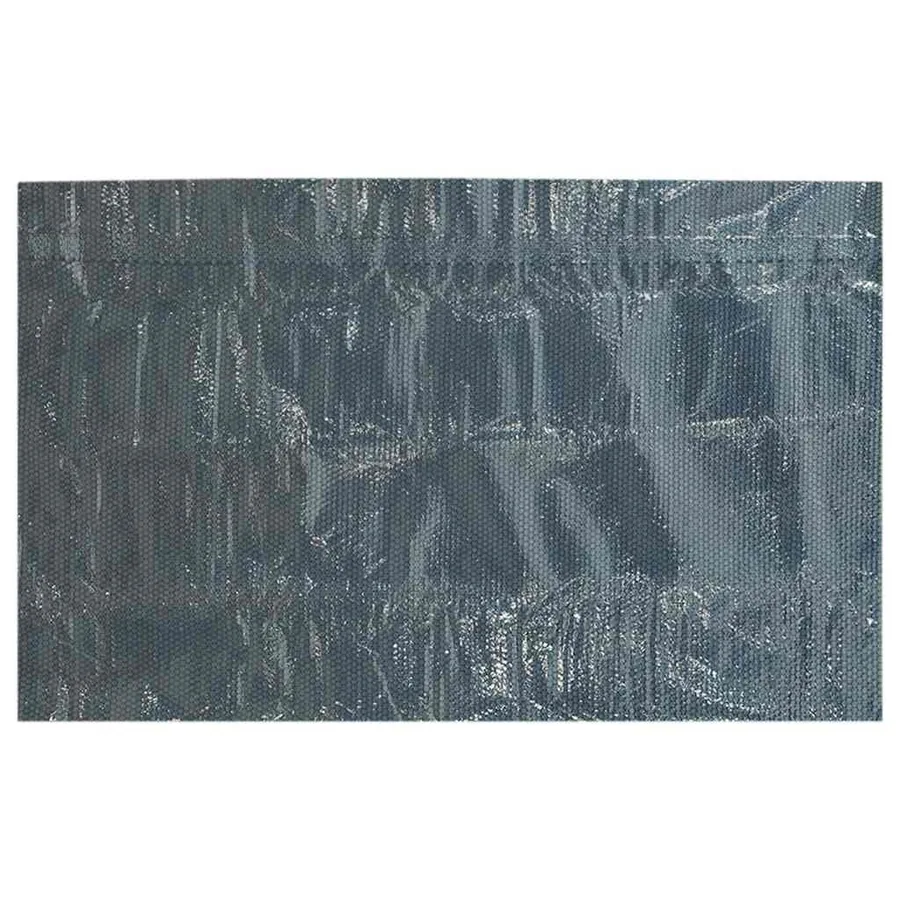 Film solaire de piscine flottant PE 800x500 cm Noir et bleu - 4