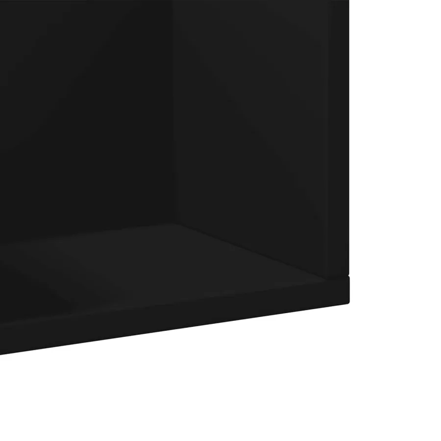 Armoires murales 2 pcs noir 99x18x16,5 cm bois d'ingénierie - 9