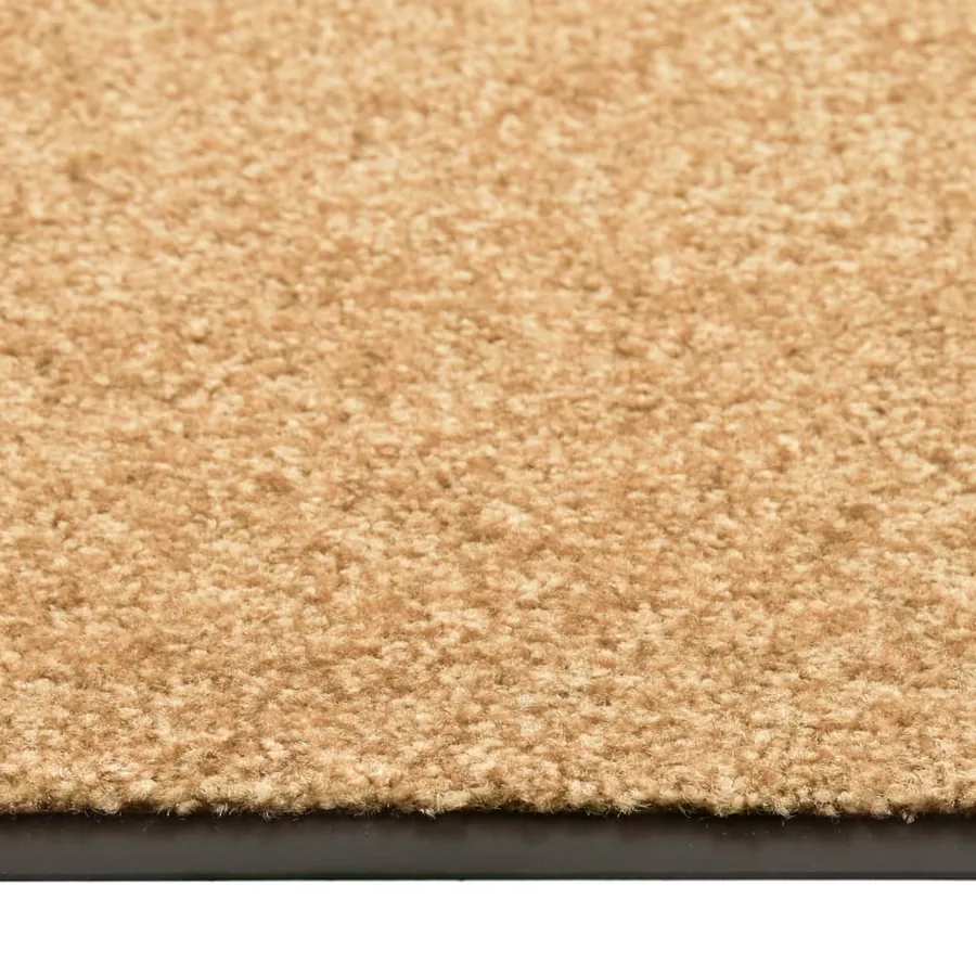Paillasson lavable Crème 90x120 cm - 3