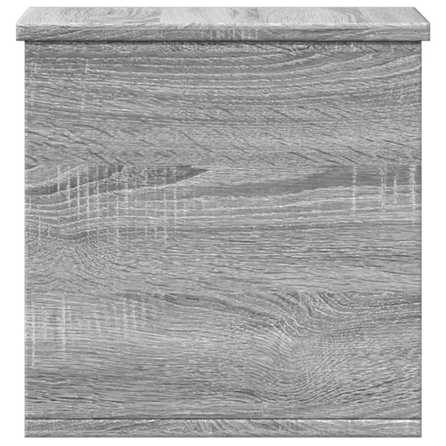 Boîte de rangement sonoma gris 30x35x35 cm bois d'ingénierie - 5
