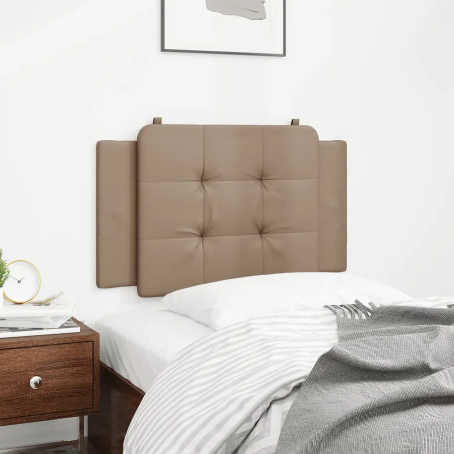 Coussin de tête de lit Zadar cappuccino 80 cm similicuir - 3