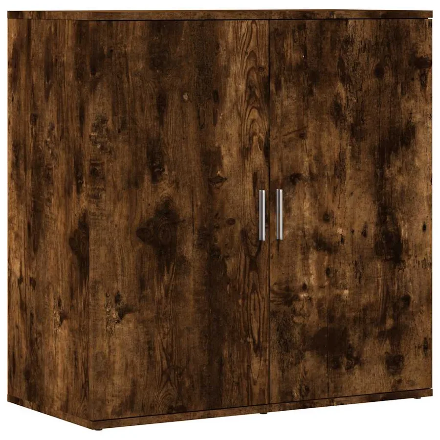 Buffet chêne fumé 79x38x80 cm bois d'ingénierie - 2