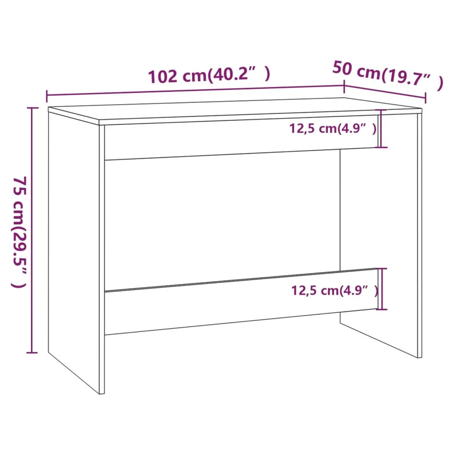 Ensemble à manger 3 pcs Gris béton Bois d'ingénierie - 10