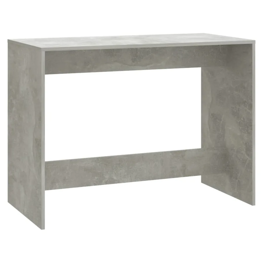 Ensemble à manger 3 pcs Gris béton Bois d'ingénierie - 5
