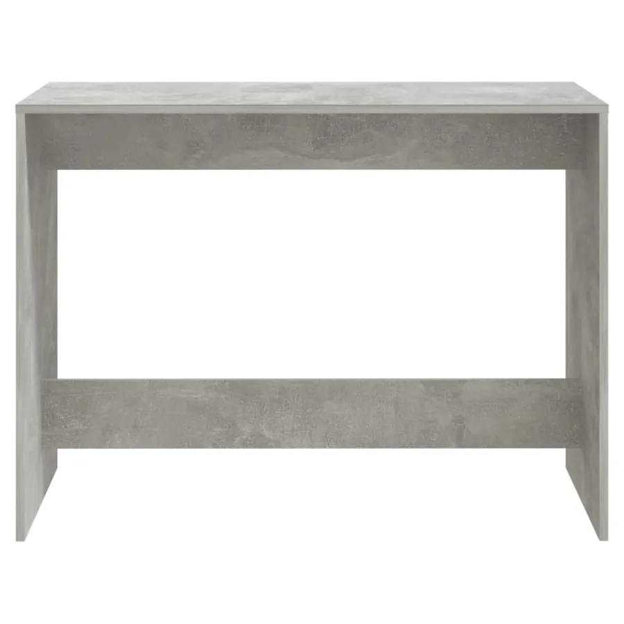 Ensemble à manger 3 pcs Gris béton Bois d'ingénierie - 6
