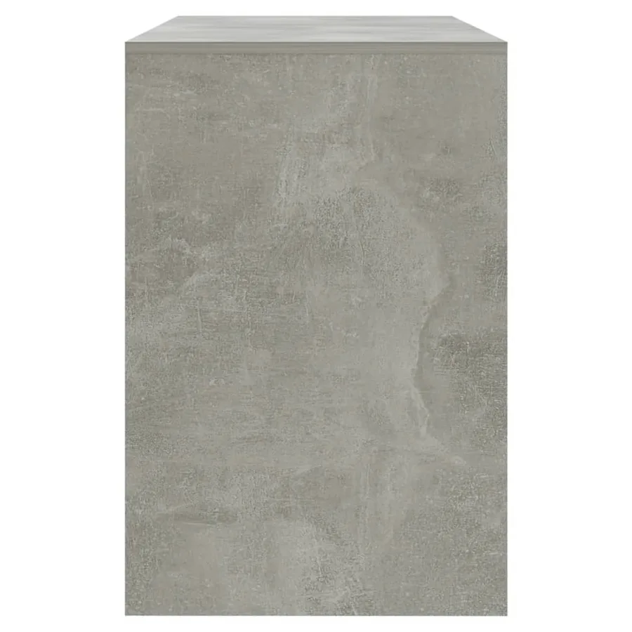 Ensemble à manger 3 pcs Gris béton Bois d'ingénierie - 7