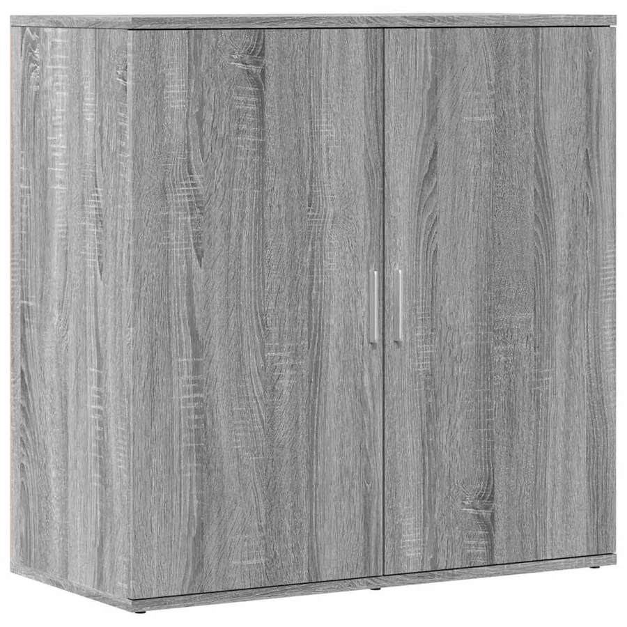 Buffets 2 pcs sonoma gris 79x38x80 cm bois d'ingénierie - 4
