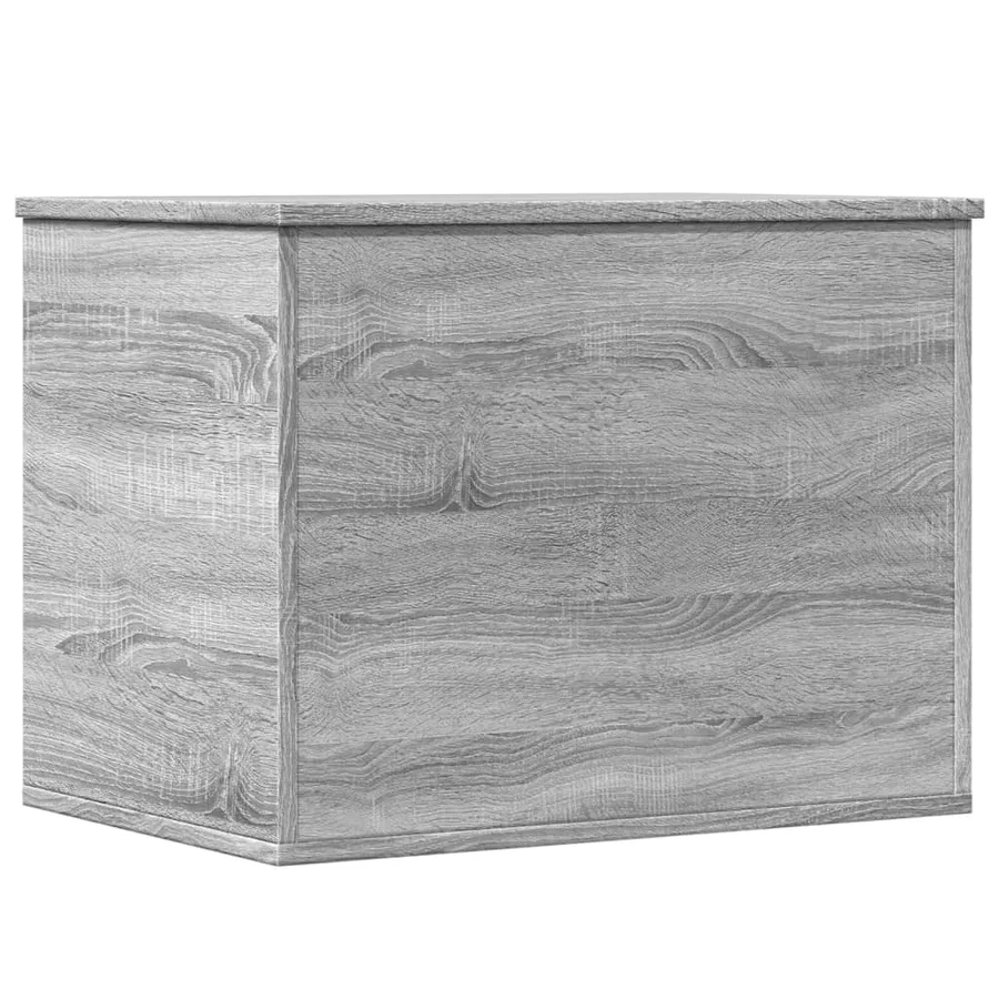 Boîte de rangement sonoma gris 60x42x46 cm bois d'ingénierie - 2