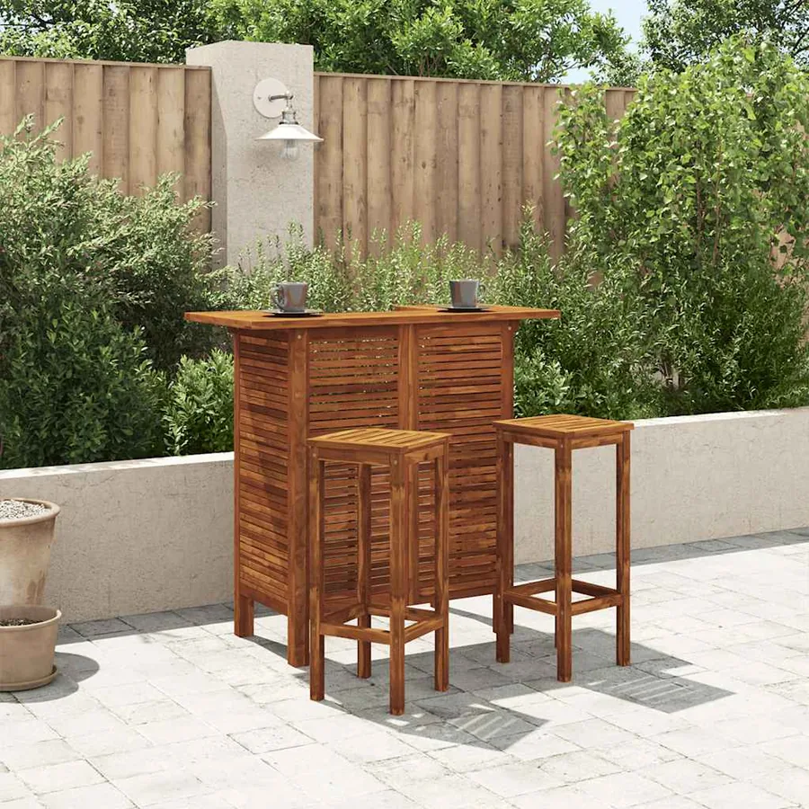 Table de bar 110 x 50 x 105 cm Bois d'acacia massif