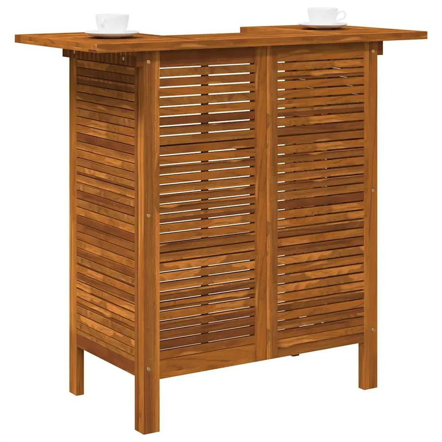 Table de bar 110 x 50 x 105 cm Bois d'acacia massif - 2