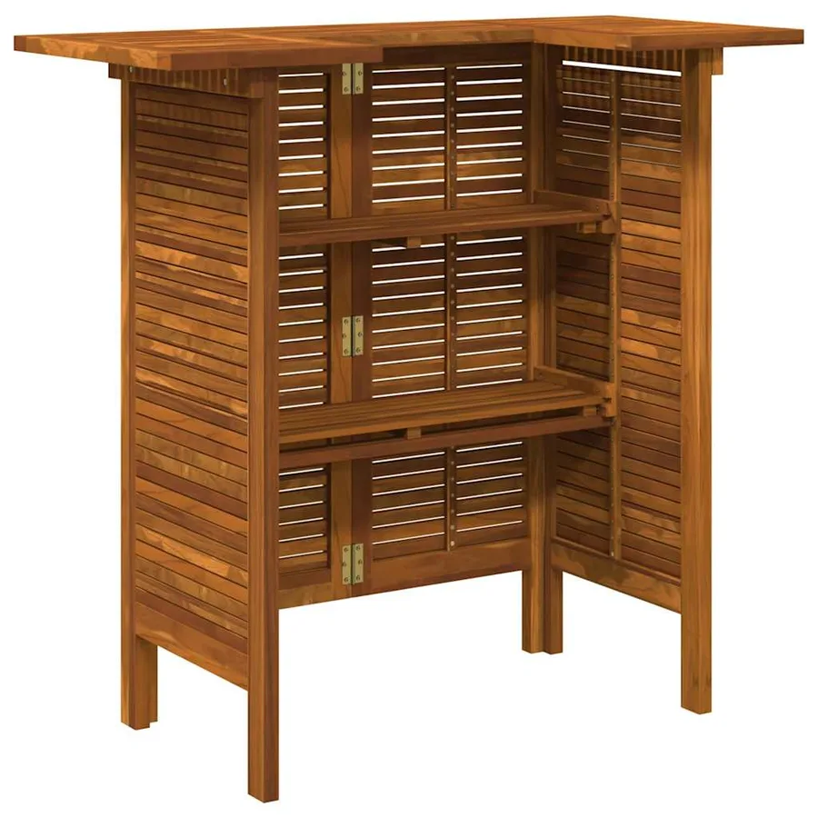 Table de bar 110 x 50 x 105 cm Bois d'acacia massif - 6