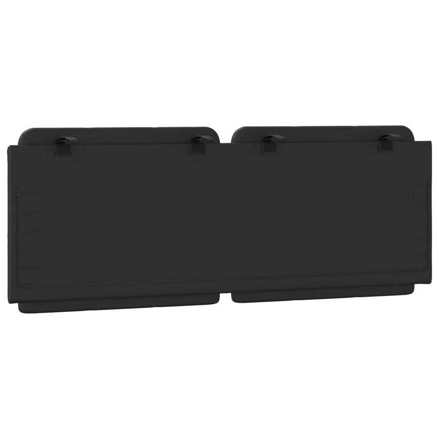 Coussin de tête de lit Zadar noir 120 cm similicuir - 6