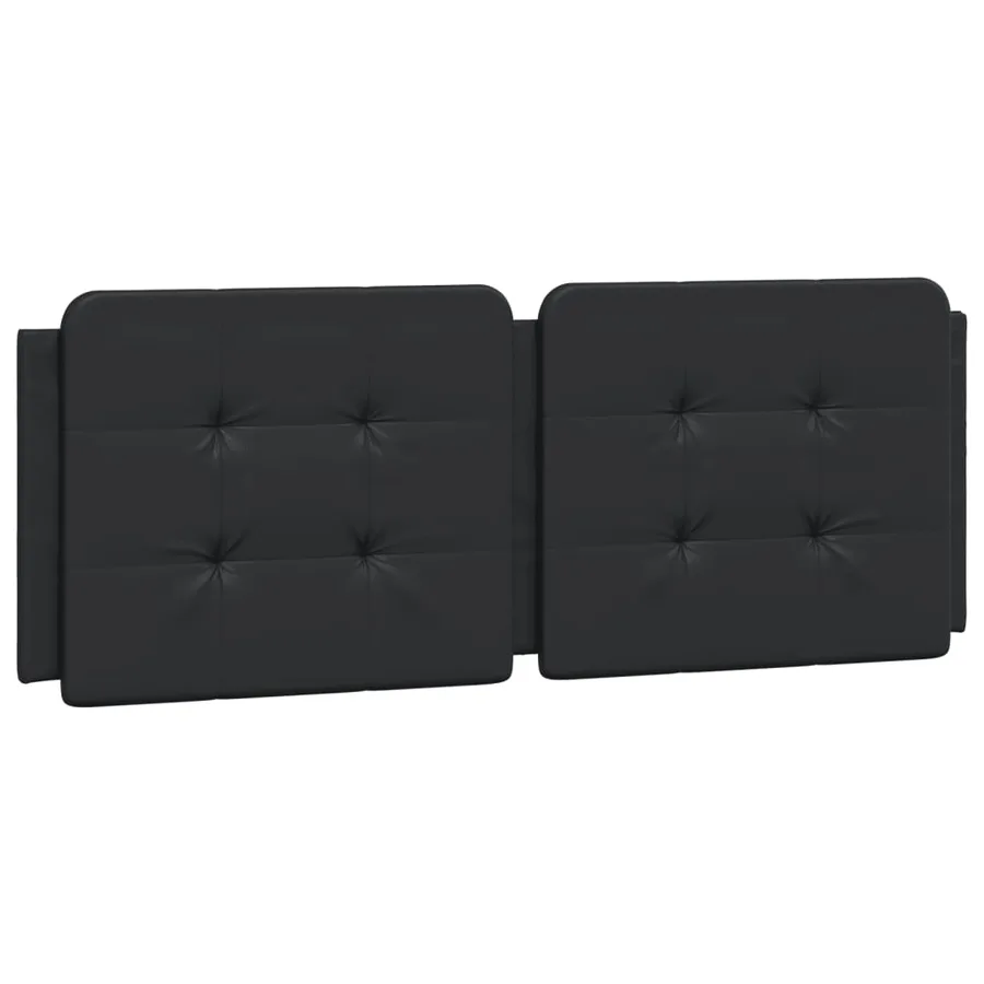 Coussin de tête de lit Zadar noir 140 cm similicuir - 2