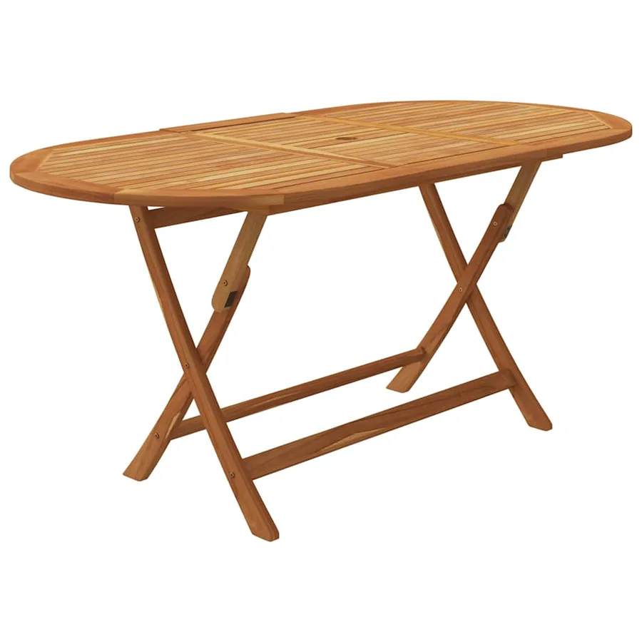Ensemble à manger de jardin pliable 7 pcs bois d'acacia solide - 6
