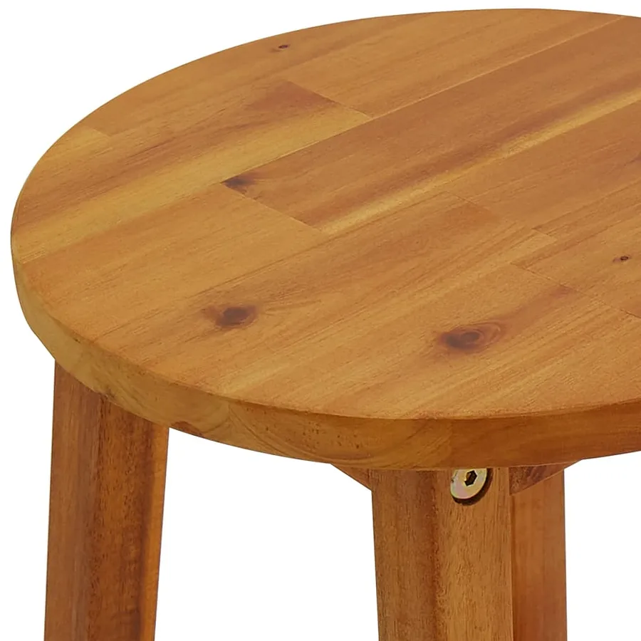 Ensemble de bar de jardin 3 pcs Bois d'acacia solide - 11