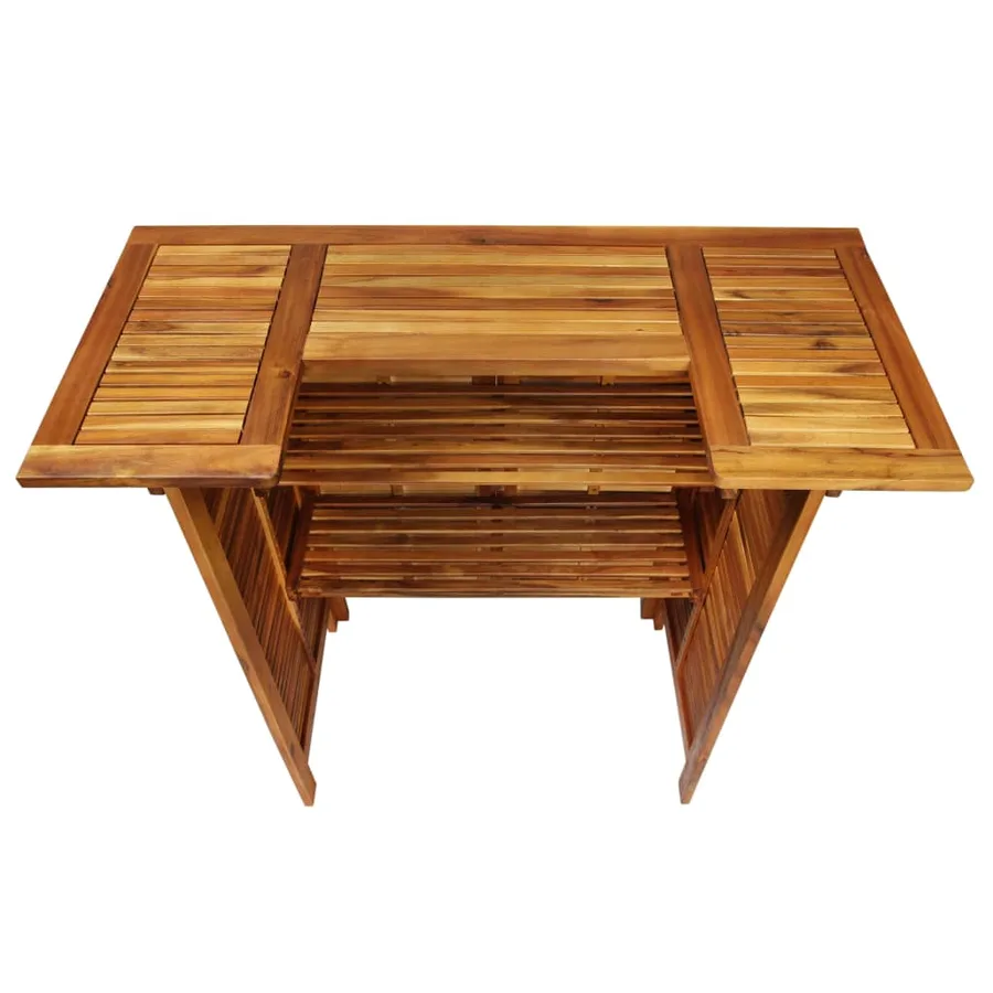 Ensemble de bar de jardin 3 pcs Bois d'acacia solide - 6