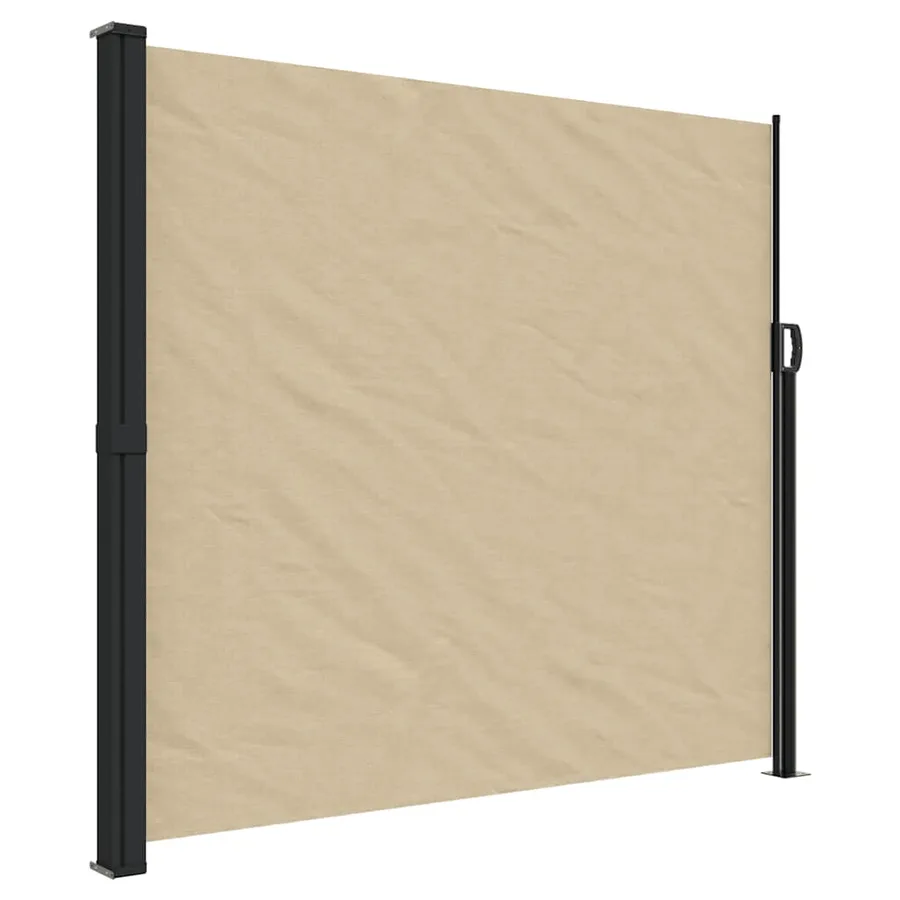 Auvent latéral rétractable beige 180x600 cm - 2