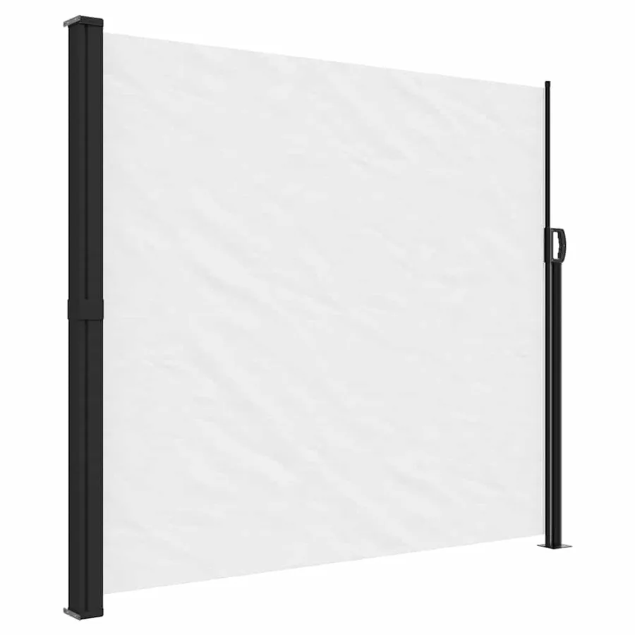 Auvent latéral rétractable blanc 180x500 cm - 2
