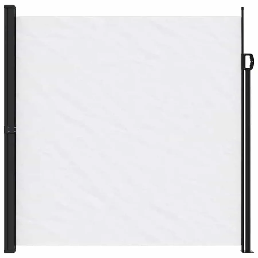 Auvent latéral rétractable blanc 200x500 cm - 3