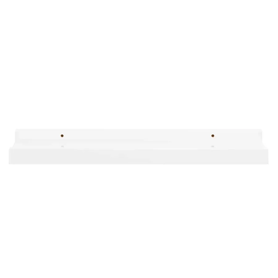 Étagères murales 4 pcs Blanc brillant 40x9x3 cm - 5