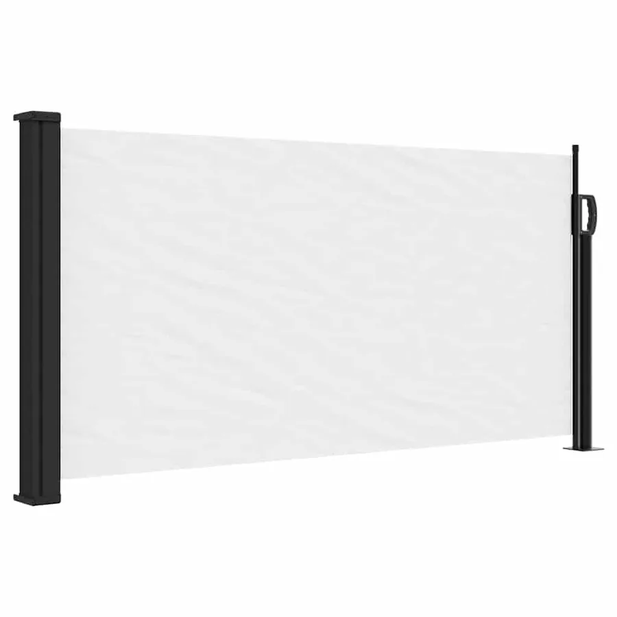 Auvent latéral rétractable blanc 100x300 cm - 2