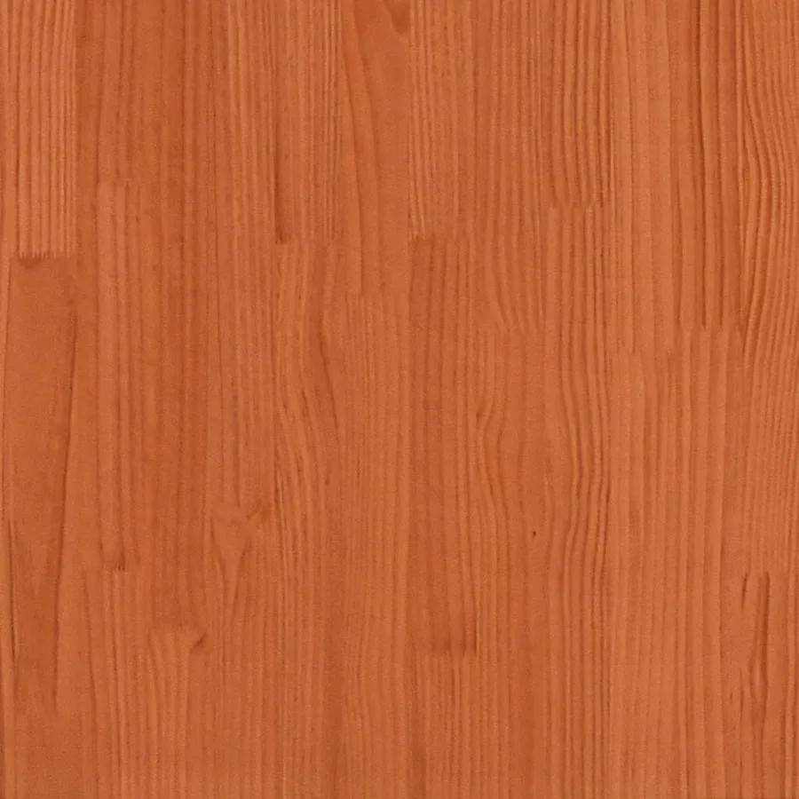Tiroirs de lit 2 pcs cire marron bois de pin massif - 8