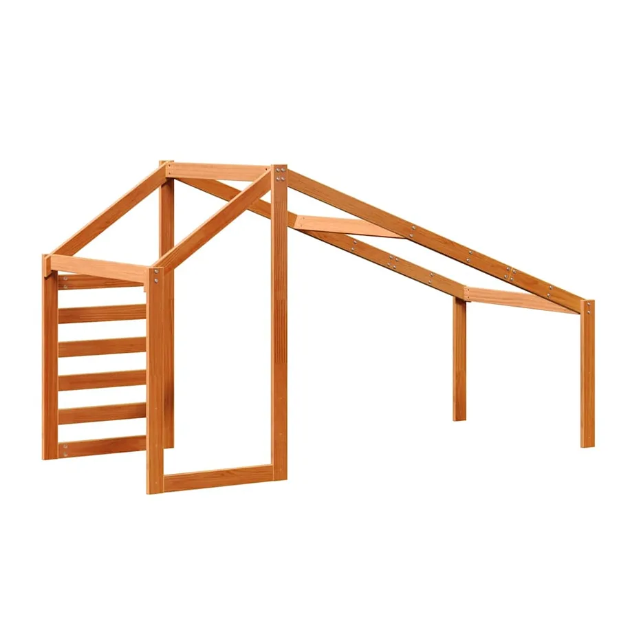 Toit de lit pour enfants 188x82x113 cm bois de pin massif - 6
