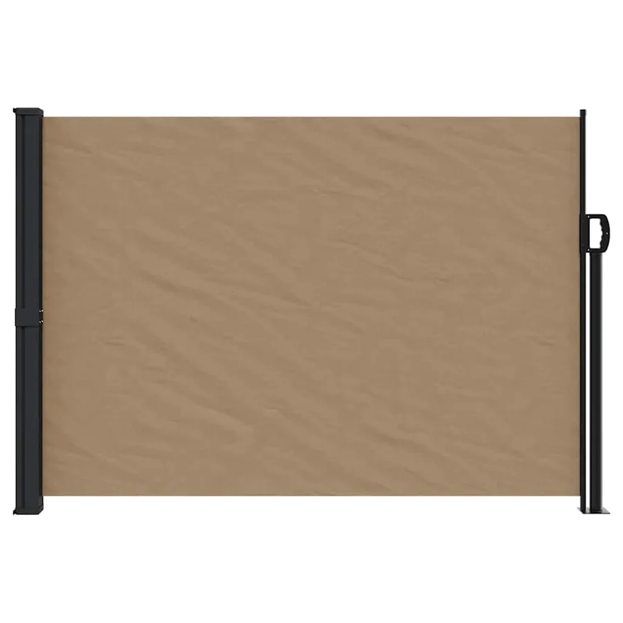 Auvent latéral rétractable taupe 140x500 cm - 3