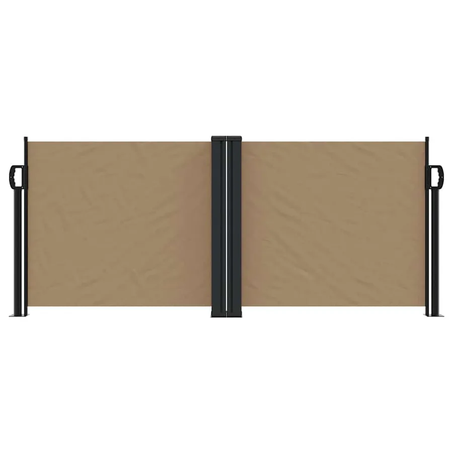 Auvent latéral rétractable taupe 100x600 cm - 3