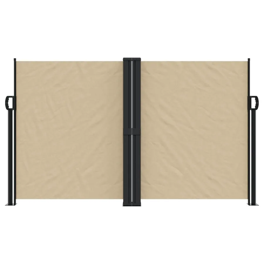Auvent latéral rétractable beige 140x1000 cm - 3