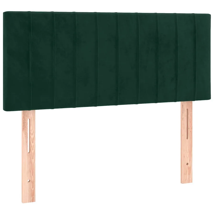Sommier à lattes de lit avec matelas LED Vert foncé 120x200 cm - 7