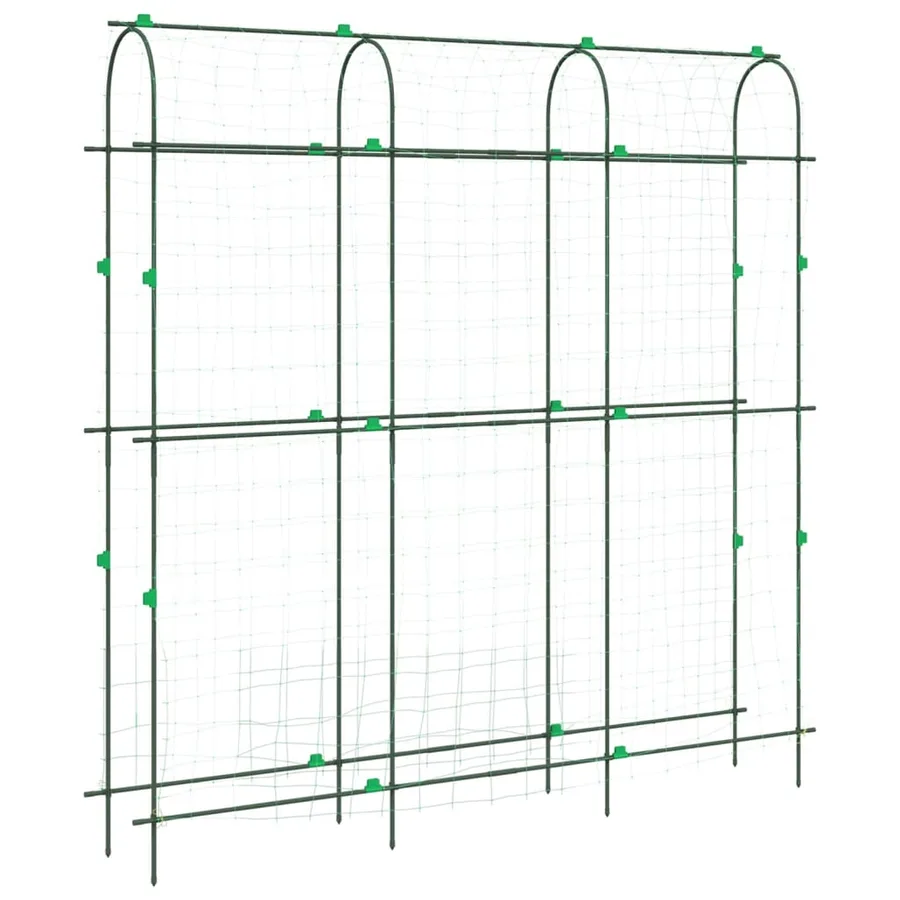Treillis de jardin pour plantes grimpantes forme de U acier - 2