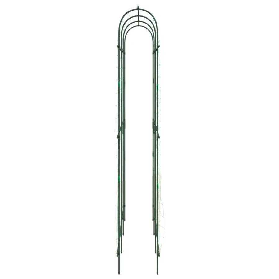 Treillis de jardin pour plantes grimpantes forme de U acier - 5