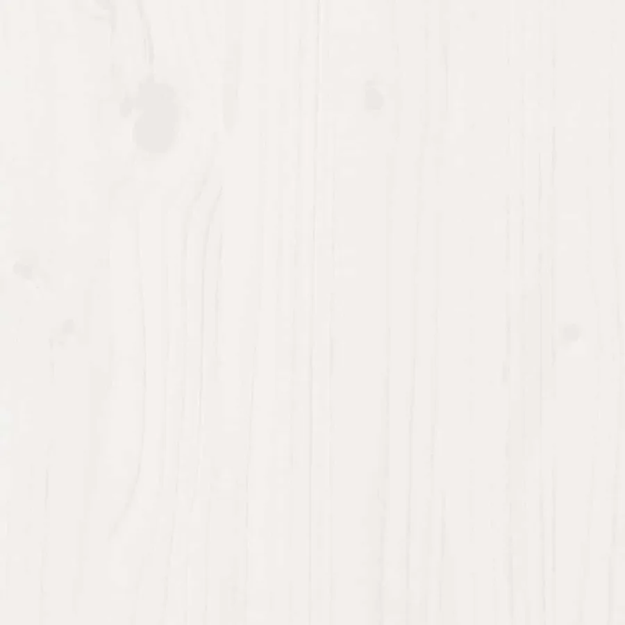 Banc avec toit blanc 117,5x70x176,5 cm bois de pin massif - 8
