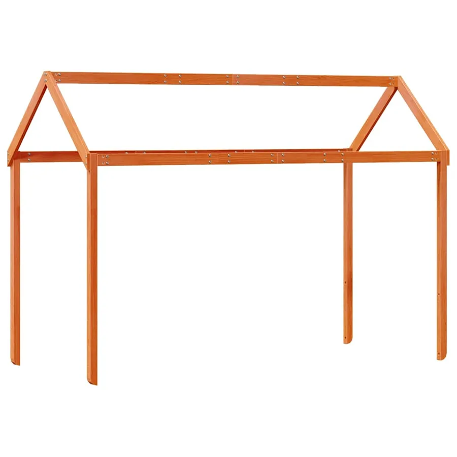 Toit de lit pour enfants 217x95,5x159 cm bois de pin massif - 2