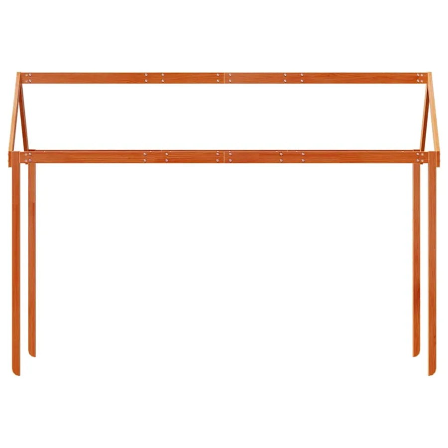 Toit de lit pour enfants 217x95,5x159 cm bois de pin massif - 4
