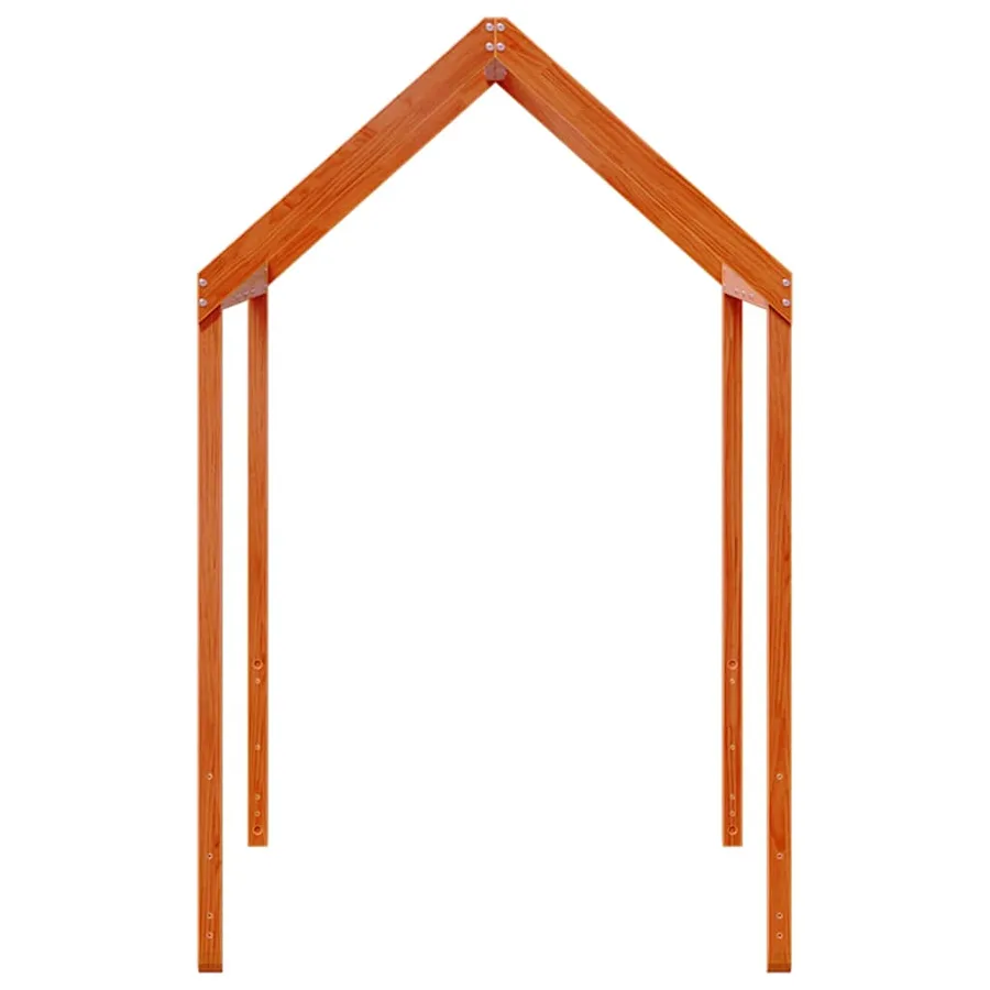 Toit de lit pour enfants 207x80,5x151,5 cm bois de pin massif - 5