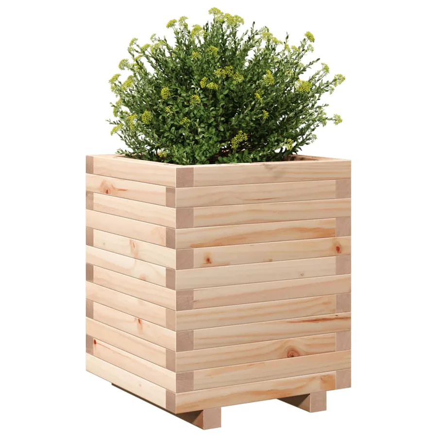 Jardinière 40x40x49,5 cm bois de pin massif - 4