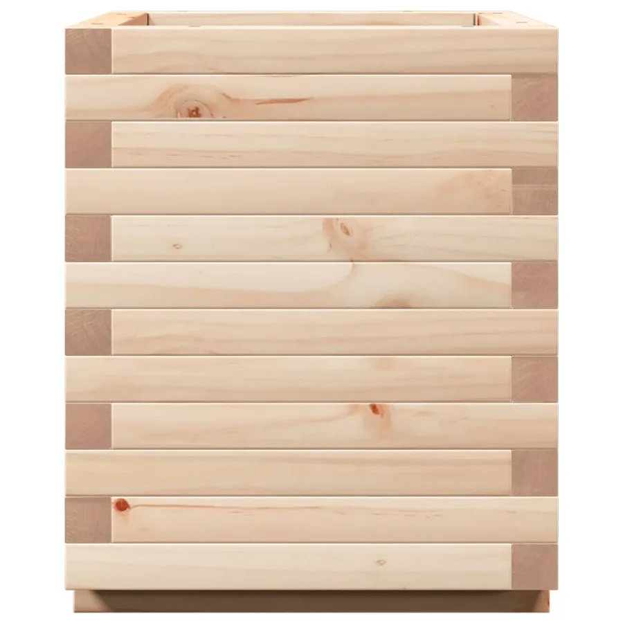 Jardinière 40x40x49,5 cm bois de pin massif - 6