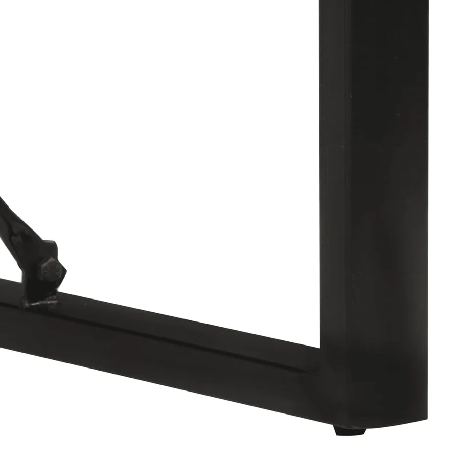 Table à manger 120x55x76 cm bois massif de récupération - 5
