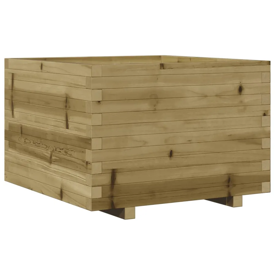 Jardinière 70x70x49,5 cm bois de pin imprégné - 2