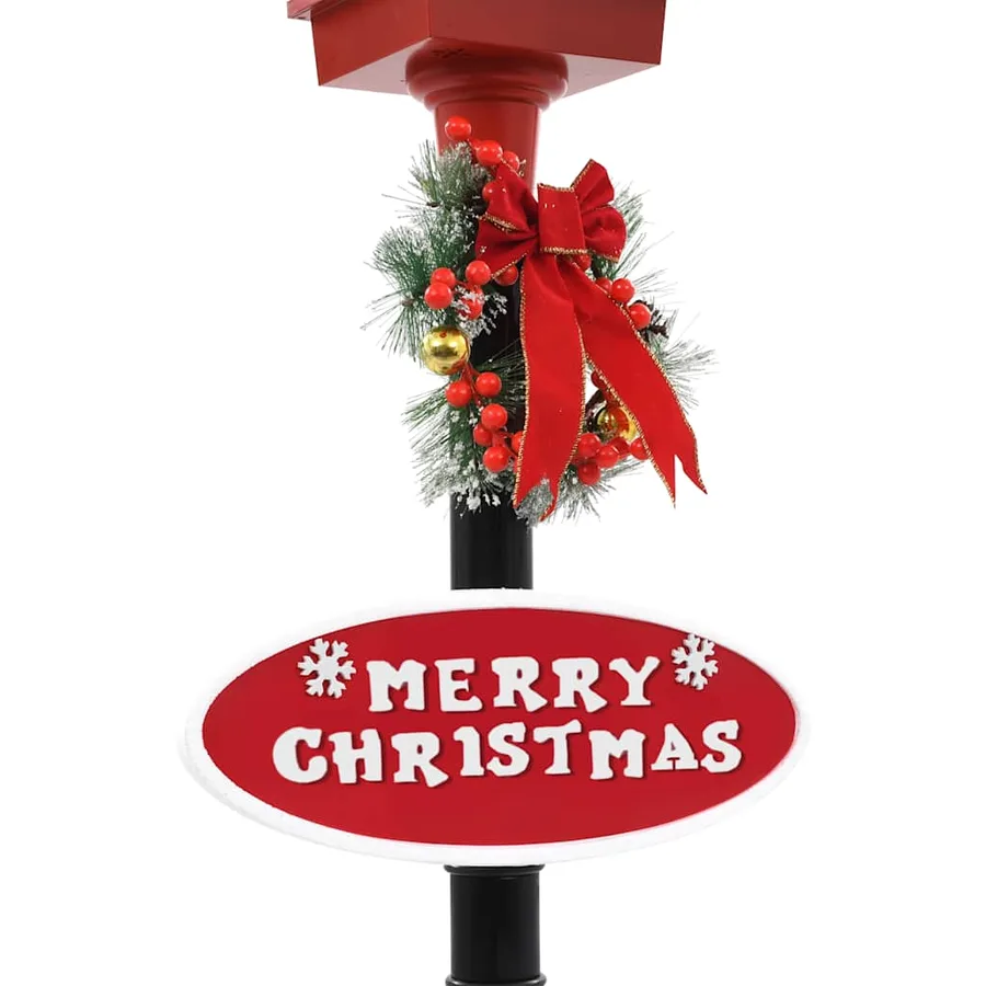 Lampadaire de Noël avec Père Noël 180 cm LED - 11