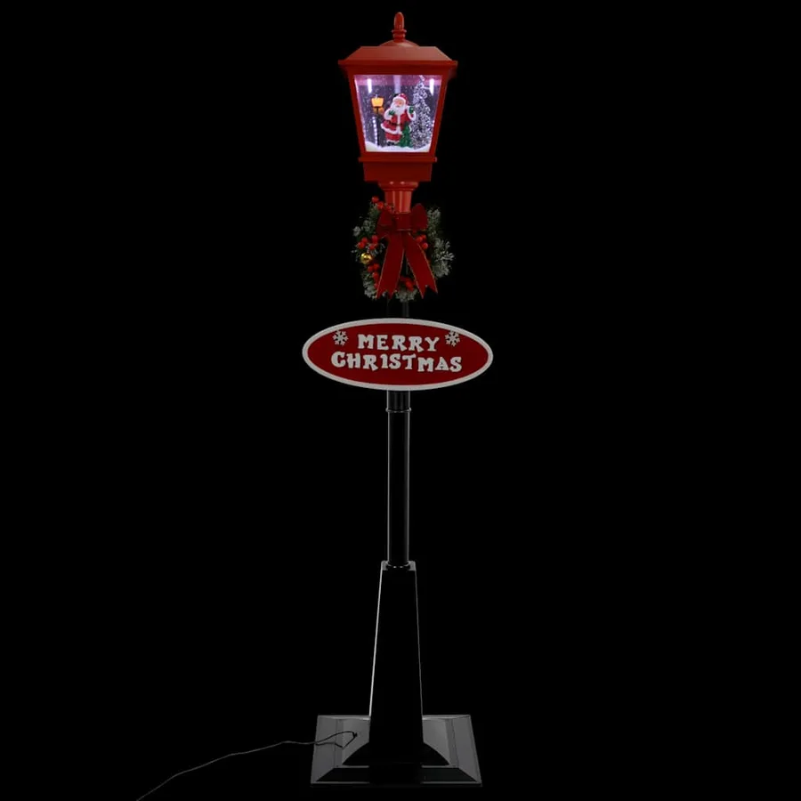 Lampadaire de Noël avec Père Noël 180 cm LED - 3