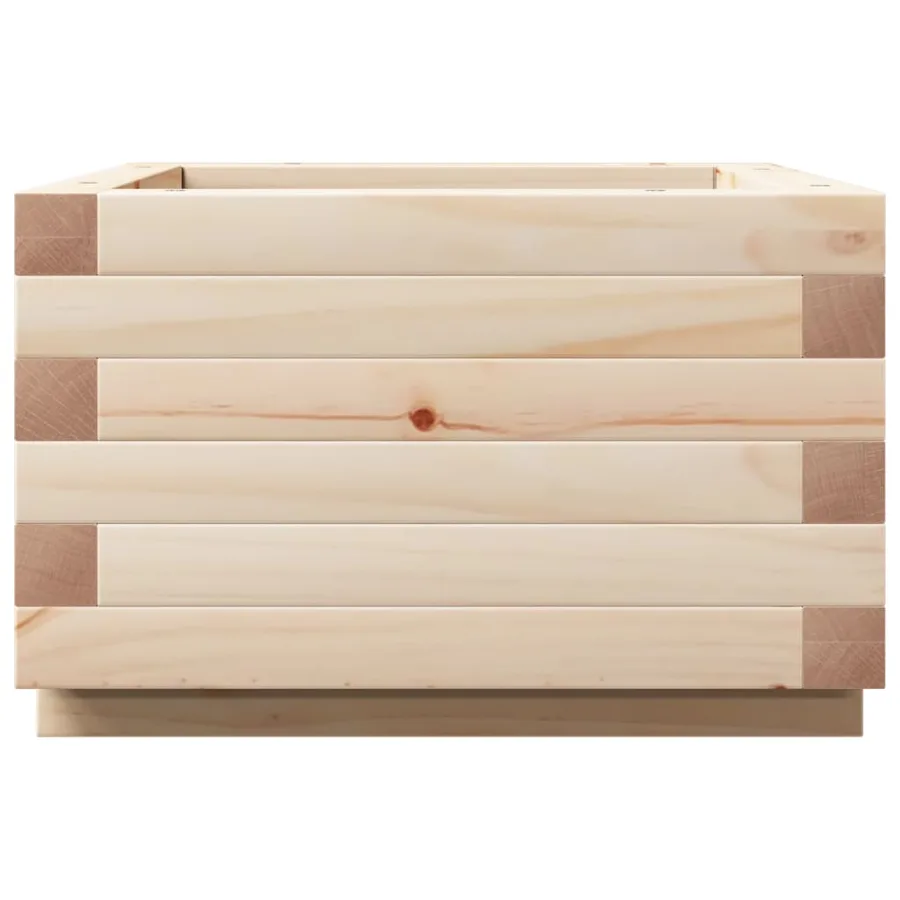 Jardinière 40x40x26,5 cm bois de pin massif - 6