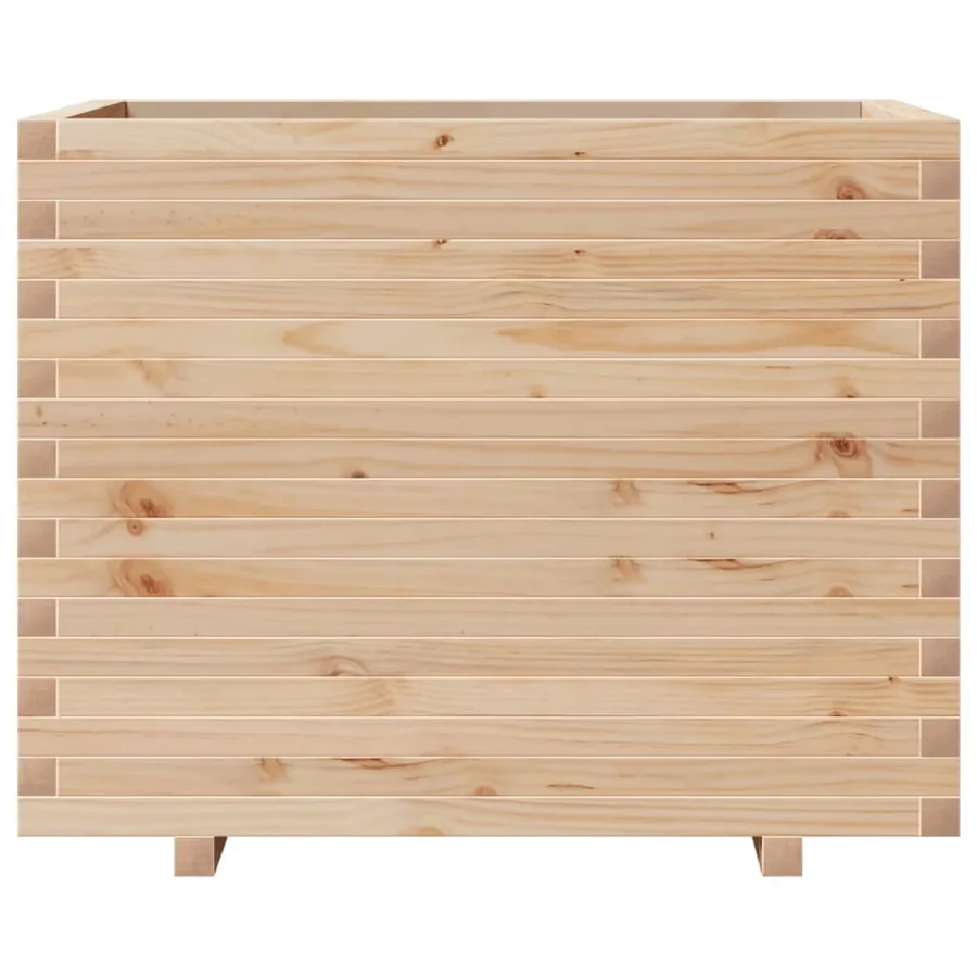Jardinière 90x60x72 cm bois de pin massif - 5
