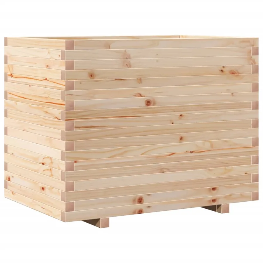 Jardinière 90x60x72 cm bois de pin massif - 7