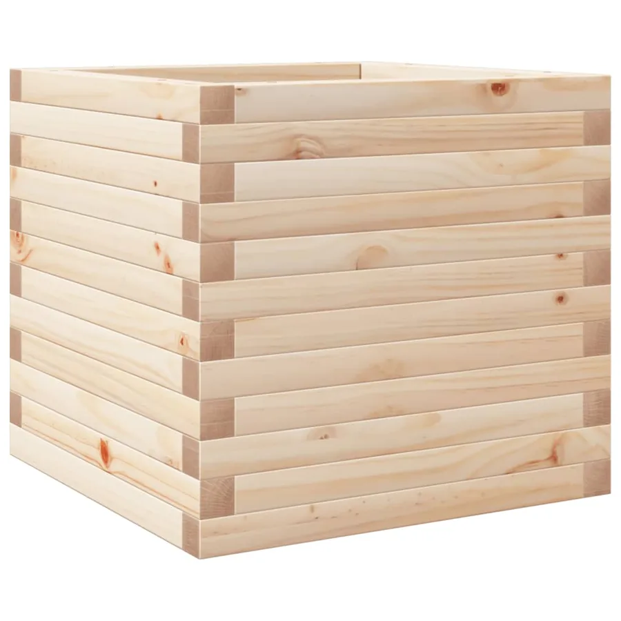 Jardinière 50x50x45,5 cm bois de pin massif - 2